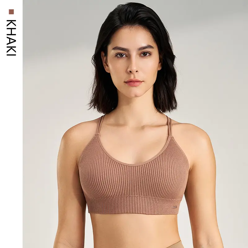 Non-steel ring beautiful back breathable underwear large size sports bra yoga shockproof vest