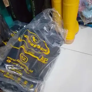 AP Boots TERRA GP Hitam - Sepatu Boot PVC  Shoes Karet Kerja