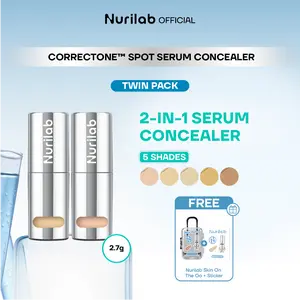 Nurilab - [Twin Pack] CorrecTone Spot Serum Concealer Bekas Jerawat Kemerahan Kehitaman PIH PIE