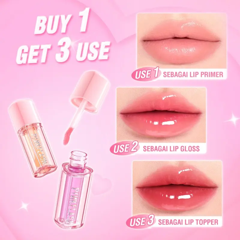 [BUY 1 GET 1] PINKFLASH Hydrating Plumy Lip Oil Color Changing Lip Balm Glossy Lasting PFL30 1