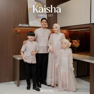 Beshecollections - Kaisha Gamis - Baju Couple Keluarga Sarimbit Premium