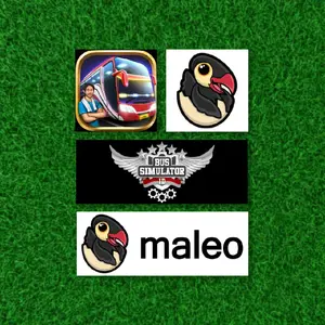 stiker bus simulator id 1 pack