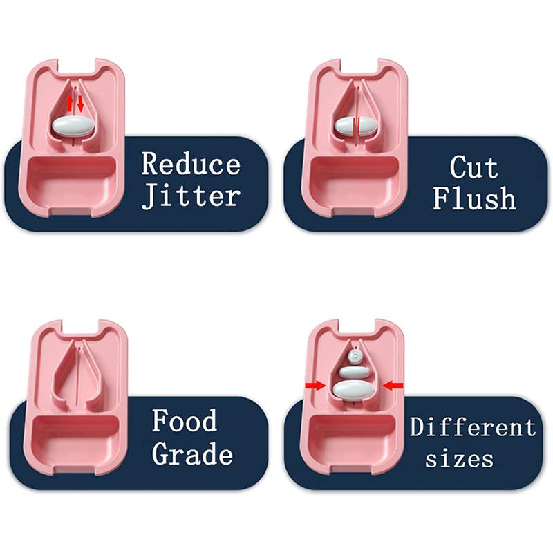 Compact Pill Cutter & Splitter - Perfectly Cut Small & Large Pills Anywhere 5