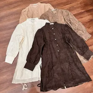 FYLA - TUNIK FLOW / TUNIK LEBARAN / BAJU CEWEK / ATASAN / TUNIK KONDANGAN Bunga Cantik Formal Kancing Karet Katun Motif Muslim Outer Wanita Panjang Tebal Casual Kerah