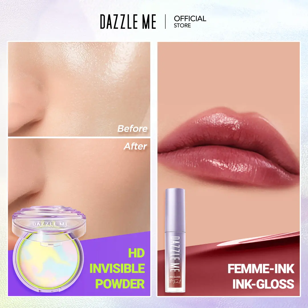 [2pcs] Invisible Powder + Ink-gloss Femme Ink
