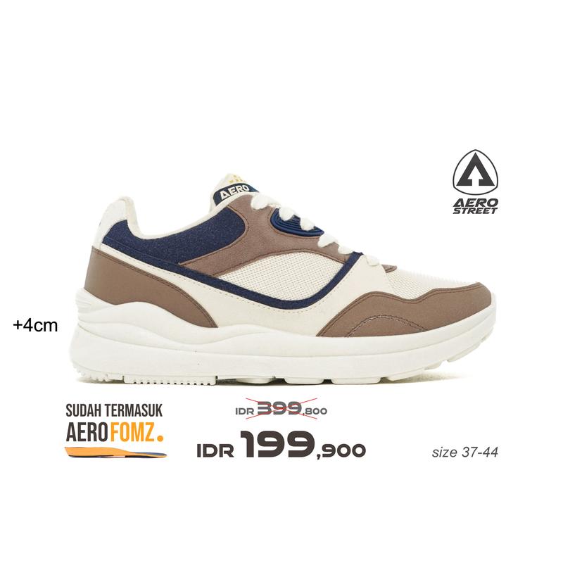 Product Introduction of Aerostreet 37-44 Boston Natural Khaki Natural - Sepatu Sneakers Casual 1