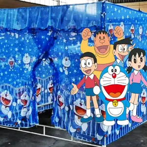 Kelambu Motif Doraemon Premium Ukuran 200x180