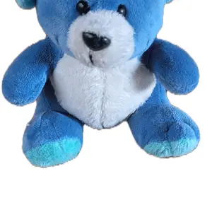 boneka beruang warna biru