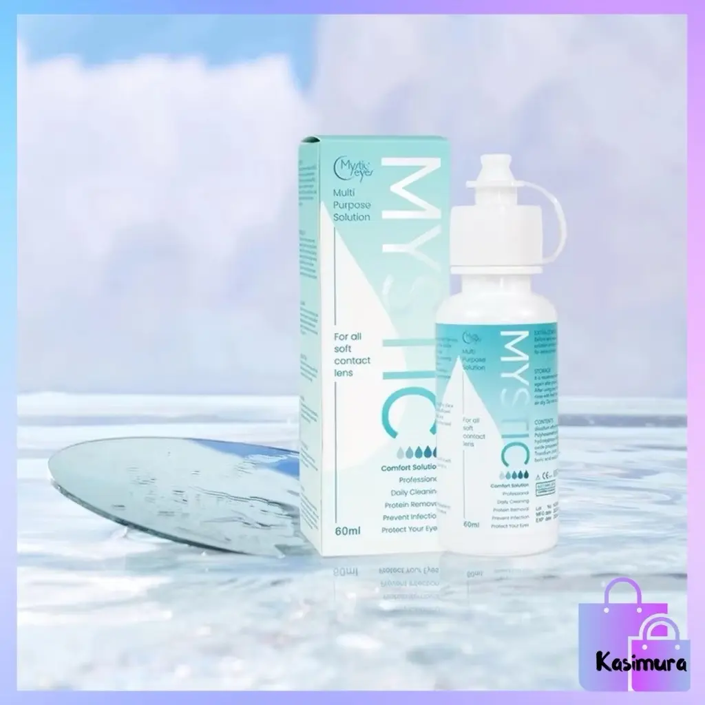 ￼Contact Lens Care Solution 60ml Lens Solutions & Eyedrops softlens set Perawatan Soflen