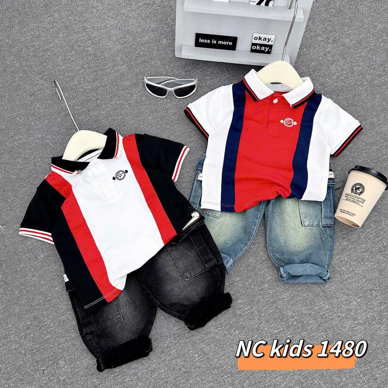 Shin Kids Dưới 1m2 8-25kg Bộ Áo Cotton Quần Jean In Hình Dễ Thương Dành Cho Bé .Đồ Tết Cho Bé Trai Đồ Tết Cho Bé Đồ Bộ cho Bé,Đồ ngủ cho bé đồ mặc nhà cho bé.