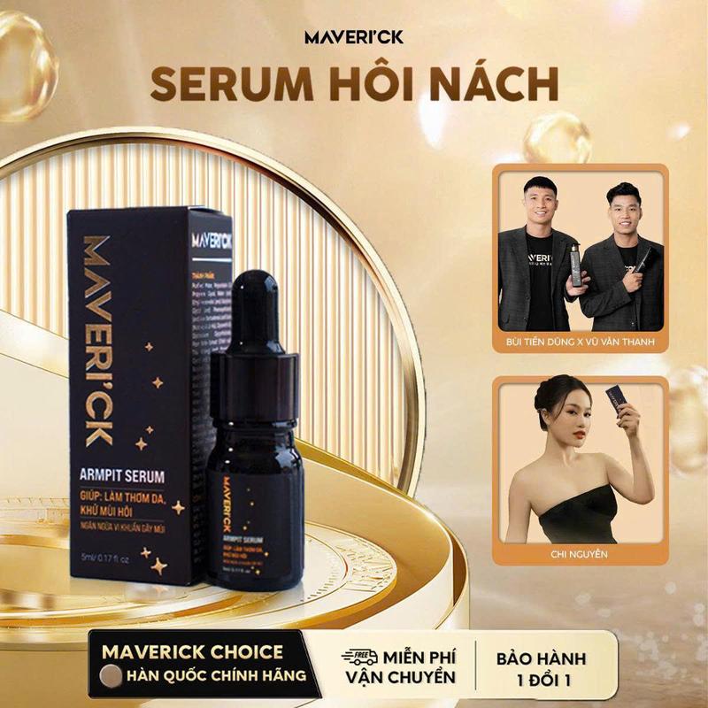 ARMPIT Serum Khử Mùi Ngừa Thâm Maverick - Khử Mùi Ngừa Thâm Nách Và Chân 5ml - Làm Thơm Da - Khử Mùi Hôi - Sáng Tức Thì