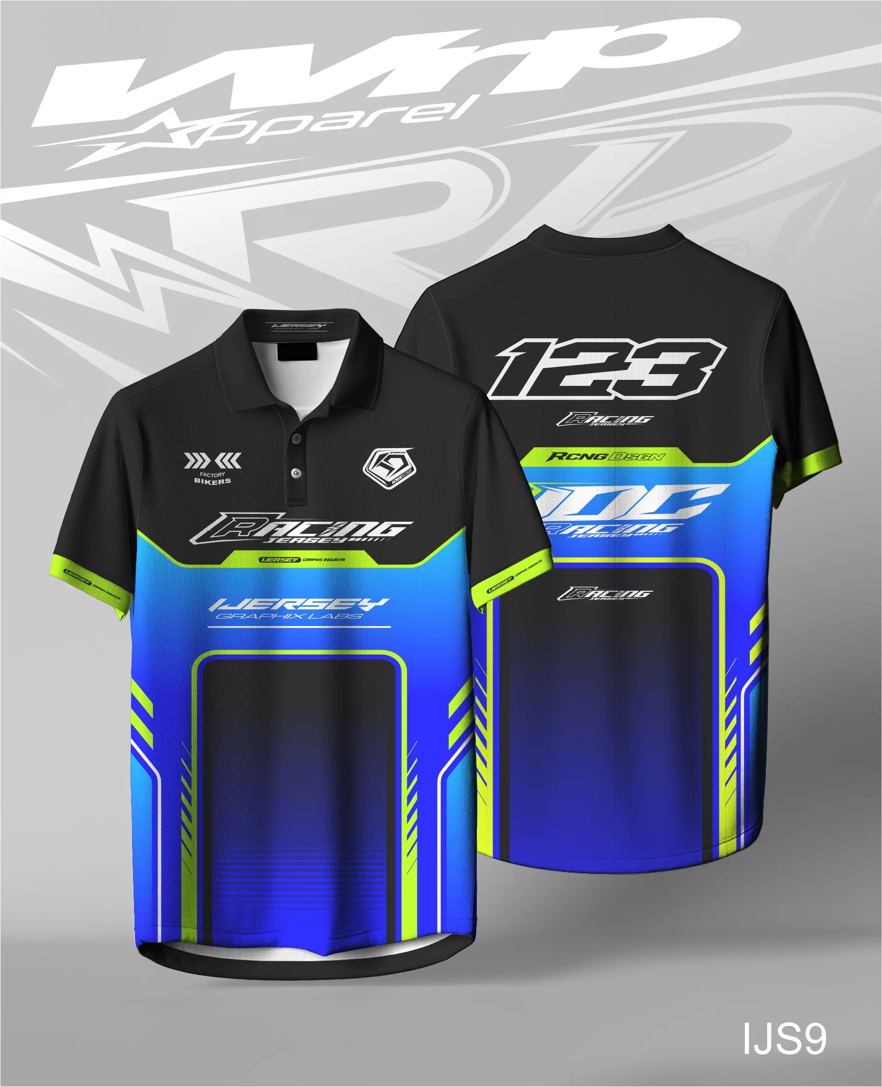 kaos jersey kerah polo/baju team racing bebas request nama,nomor,sponsor bahan adem,warna cerah,anti luntur