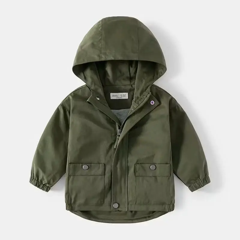 Jaket Anak Parasut Semi Parka Terbaru Usia 1-10 Tahun Laki-Laki Perempuan UNISEX - Fashion Cowok Cewek 0