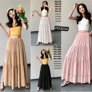 Rok polos renda tingkat quality premium