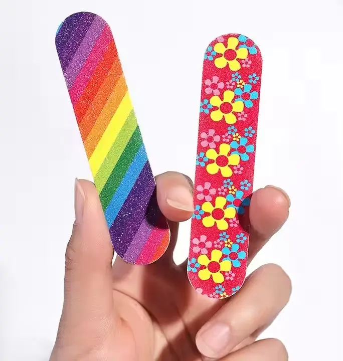3 pieces of Christmas New Year holiday gift color mini nails, double -sided EVA nails, nails, nails rubbing, nail tool