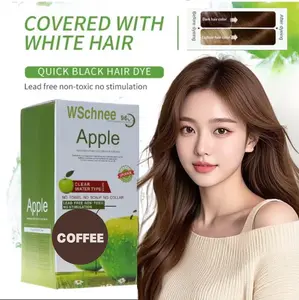 (5PCS) WSchnee Bubble hair dye plant COFFEE, pewarna rambut instan coffee berkilau (5PCS) WSchnee Bubble hair dye plant COFFEE, pewarna rambut instan coffee berkilau