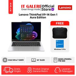 Lenovo - Notebook 14 Pollici ThinkPad X9-14 Gen 1, Copilot+ PC Portatile Professionale Windows 11 Pro, Intel Core Ultra 7 258V, RAM 32GB LPDDR5X, 1TB