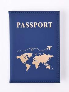 Set de portapasaporte, organizador de documentos de viaje a la moda, estilo casual, perfecto para vacaciones y regalos, diseño unisex