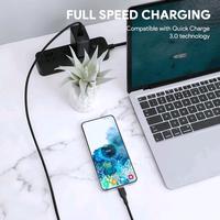 Gambar AUKEY Kabel Charger USB A To C Fast Charging 60W Braided Nylon 1.8M iPhone Samsung Laptop CB-NAC2 - Black dari Aukey Shop Bandung Kota Bandung 2 Tokopedia