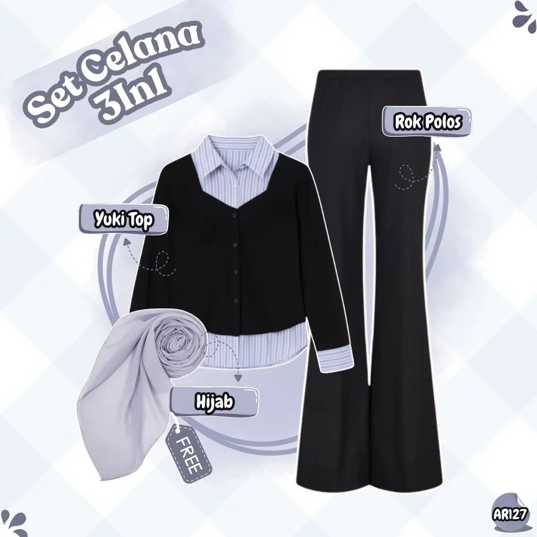 Set Celana 3In1