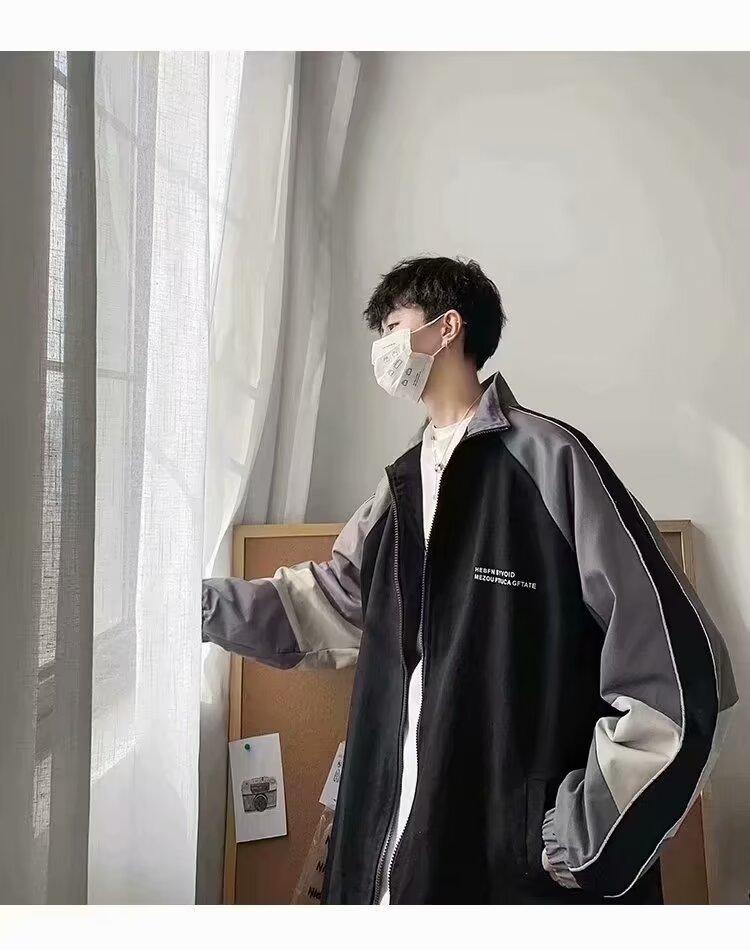 Product Introduction of Jackets for men and women in spring and autumn Joker Korean students loose lazy wind casual slim ins tide couple jacket tops. 1