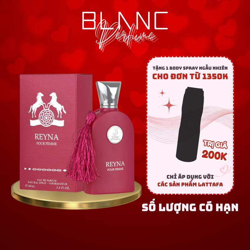 Nước Hoa Nữ Maison Alhambra Reyna Pour Femme EDP Perfume Cosmetic Xịt Thơm