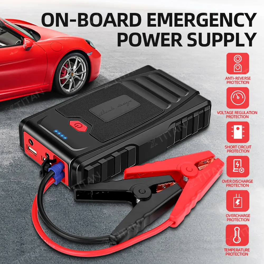 99800 mAh 12V Car Jump Starter PowerBank Jump Starter Battery Emergency Start Power Parking Light Mobile Power Supply