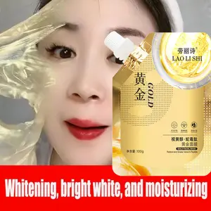 Masker Wajah Emas 100g Anti Kerutan & Flek Hitam - Gold Mask Retinol / Peel Off Mask Retinol Snake Gold Mask Mengencangkan Anti Aging Membersihkan Pori - Pori Anti Jerawat dan Mencerahkan Kusam Masker  Perawatan Mawar