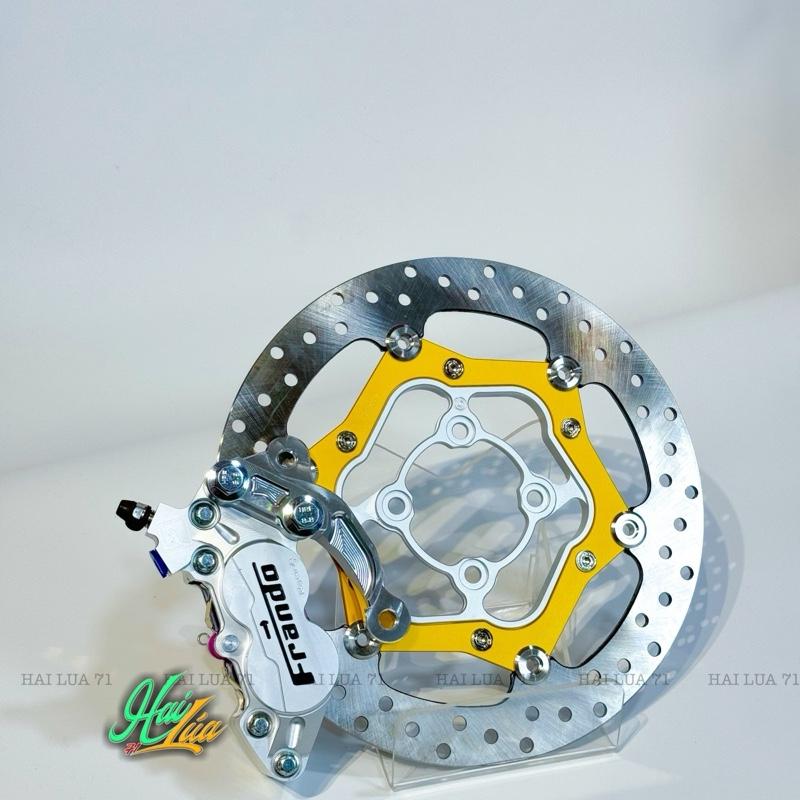 Combo Heo Frando 4Pit 1:1, đĩa Brembo (Đĩa 4 Lỗ) Bát CNC, Phụ Kiện Xe Máy