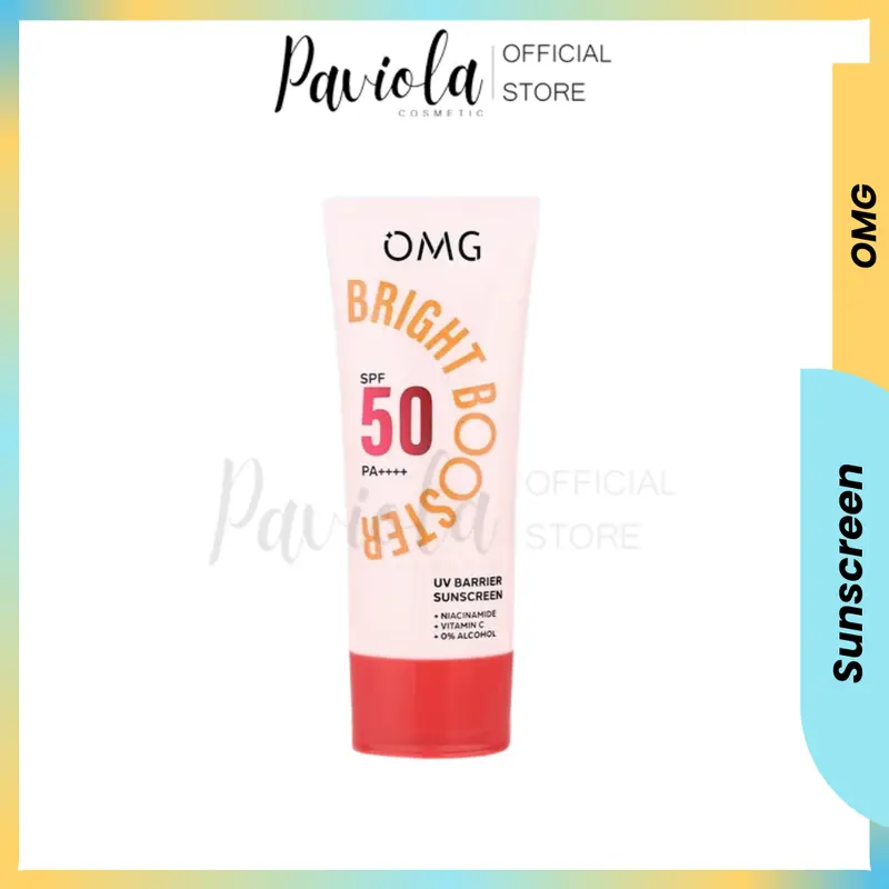 OMG OH MY GLOW UV Barrier Sunscreen SPF 50 PA++++ 25 ml | Sunblock | Paviola sunscreen  kulit 1