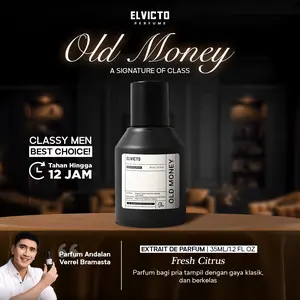 ELVICTO OLD MONEY PARFUM 35ML | Parfum Pria Tahan Lama 12 Jam