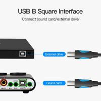 Gambar Vention Kabel Printer USB A Male To B Male Plug and Play Printer Cable 3 M 3 Meter - VAS-A16-B300 dari Vention Tangerang Kab. Tangerang 5 Tokopedia