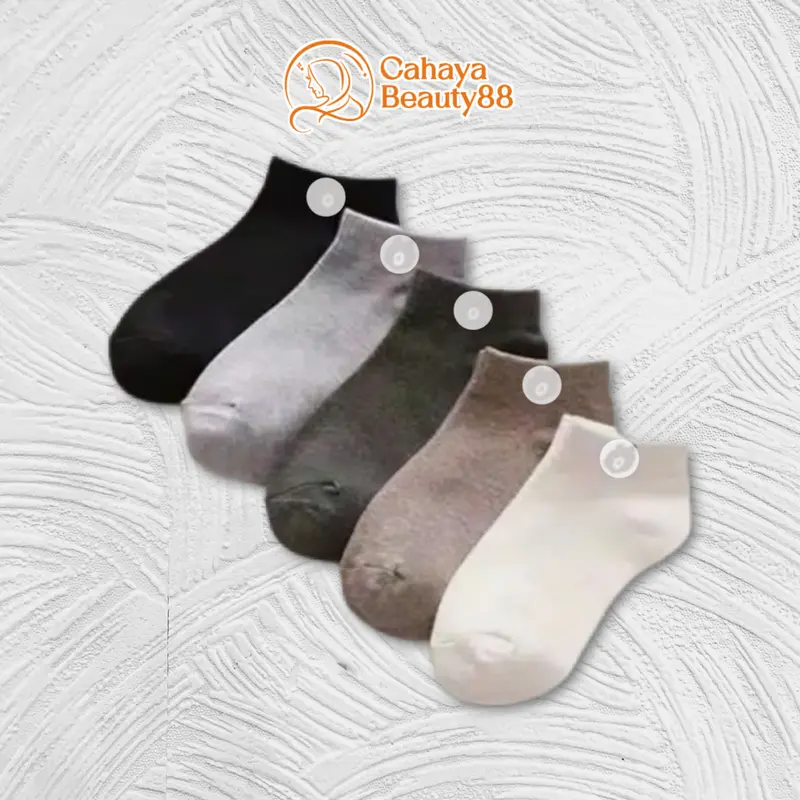 (20Rb Isi 10 Pasang) Kaos Kaki Motif Bear Mix Free Pouch 1