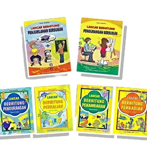 Paket isi 6 Buku Anak Lancar Berhitung Serba Jaya