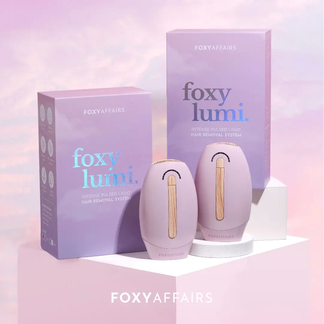 FOXY LUMI - SALON GRADE IPL HAIR REMOVAL DEVICE