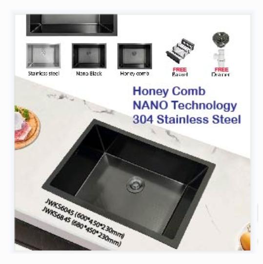 NANO TECHNOLOGY KITCHEN SINK UNDERMOUNT SINK / TOP MOUNT SIN - TikTok ...