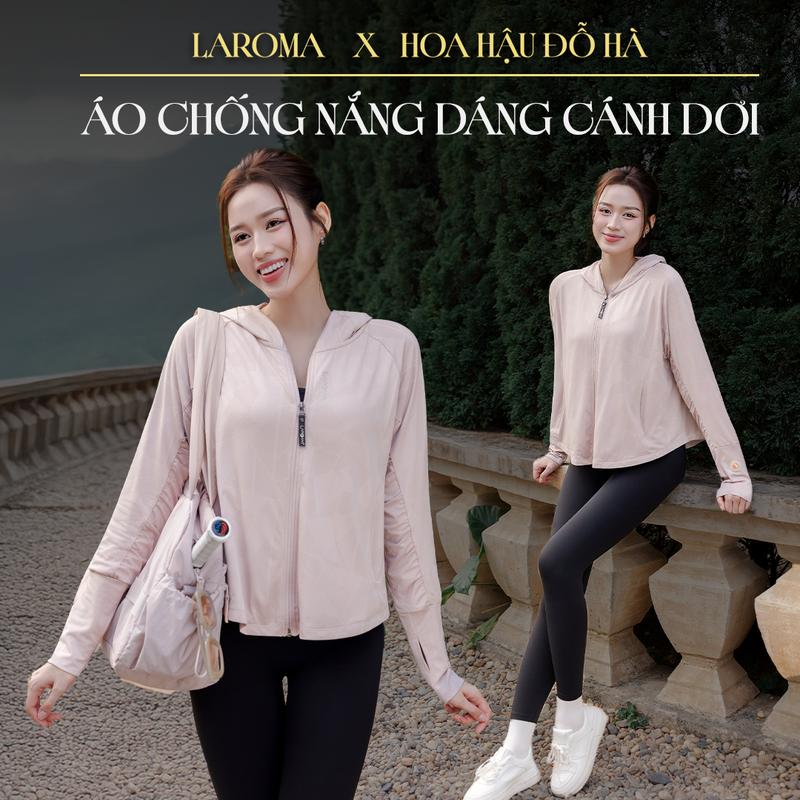 LAROMA Áo Chống Nắng Nữ CÁNH DƠI Vải Coolair UV Dệt 2 lớp | UPF50+ | Vải Thơm | Làm Mát | Thoáng Khí