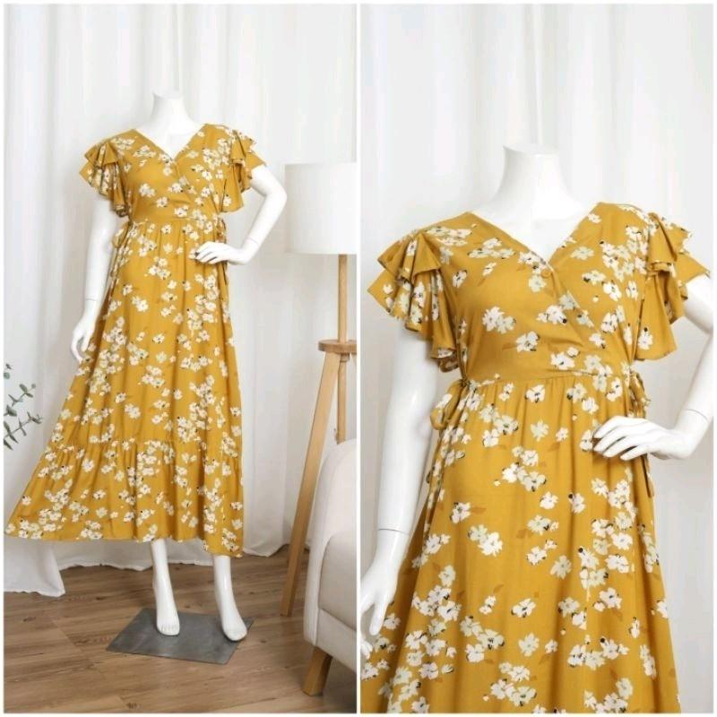 daster kimono lengan pendek | daster wanita dewasa yang modern Rayon Busui baju tidur coquette panjang Ibu Menyusui Dress Motif daster  adem Hamil Pink Perempuan daster  hits rayon 4