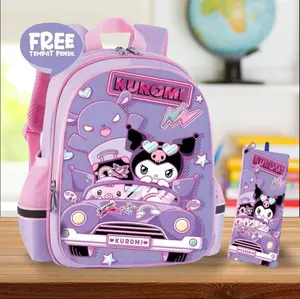 tas ransel lucu anak tk/sd kuromi & my melodi backpack terbaru fashion