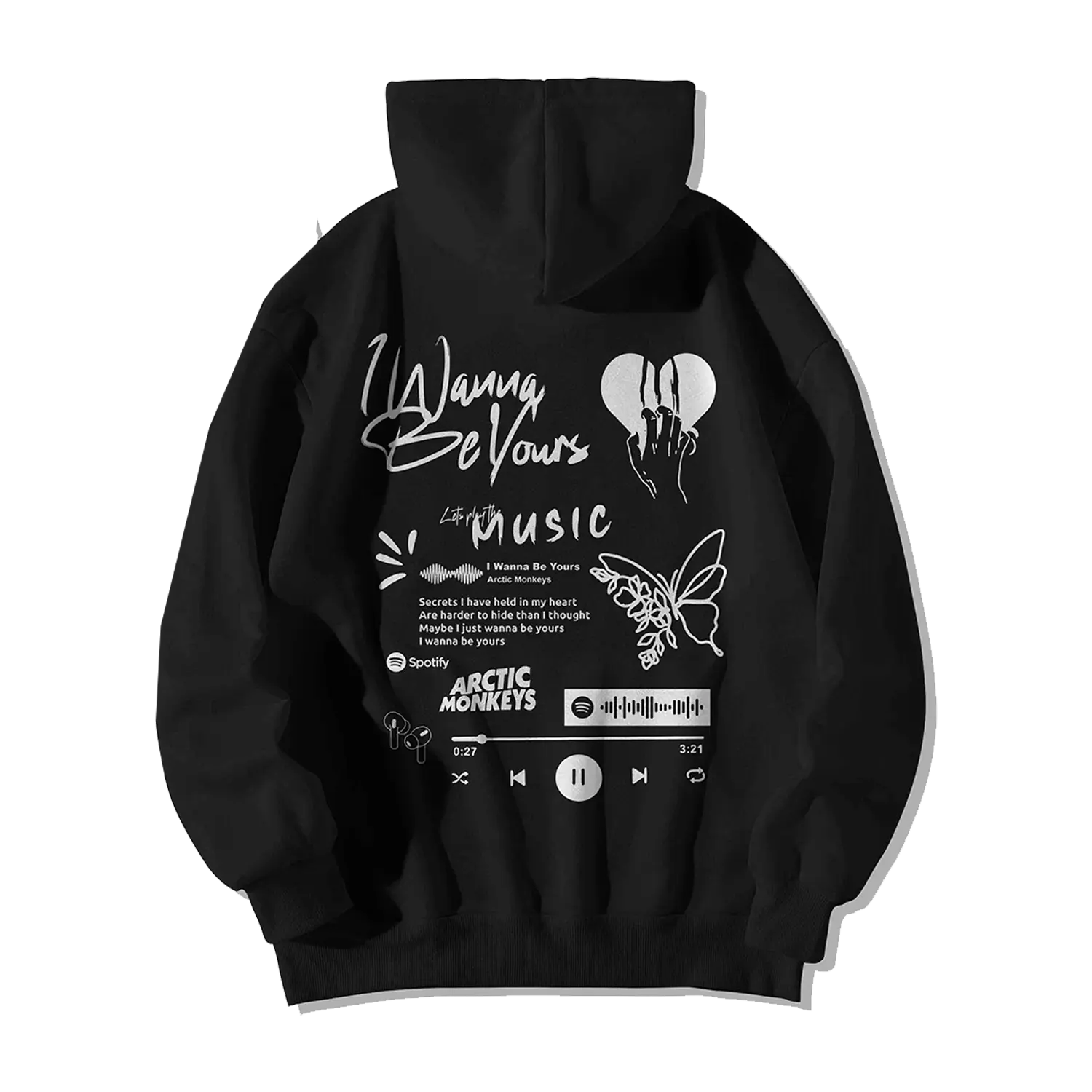 [Aesthetic Version] Hoodie I Wanna Be Yours Cotton Fleece Unisex