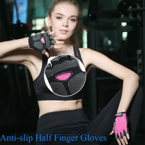 Original Cycling Gloves Bicycle Gloves Bike Gloves Anti Slip Shock Breathable Half Finger Short 3