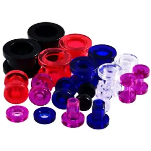 PIERCING AKRILIK / PIERCING AKRILIK WARNA / PIERCING EAR PLUG / PIERCING PLASTIK / PLONG PLASTIK