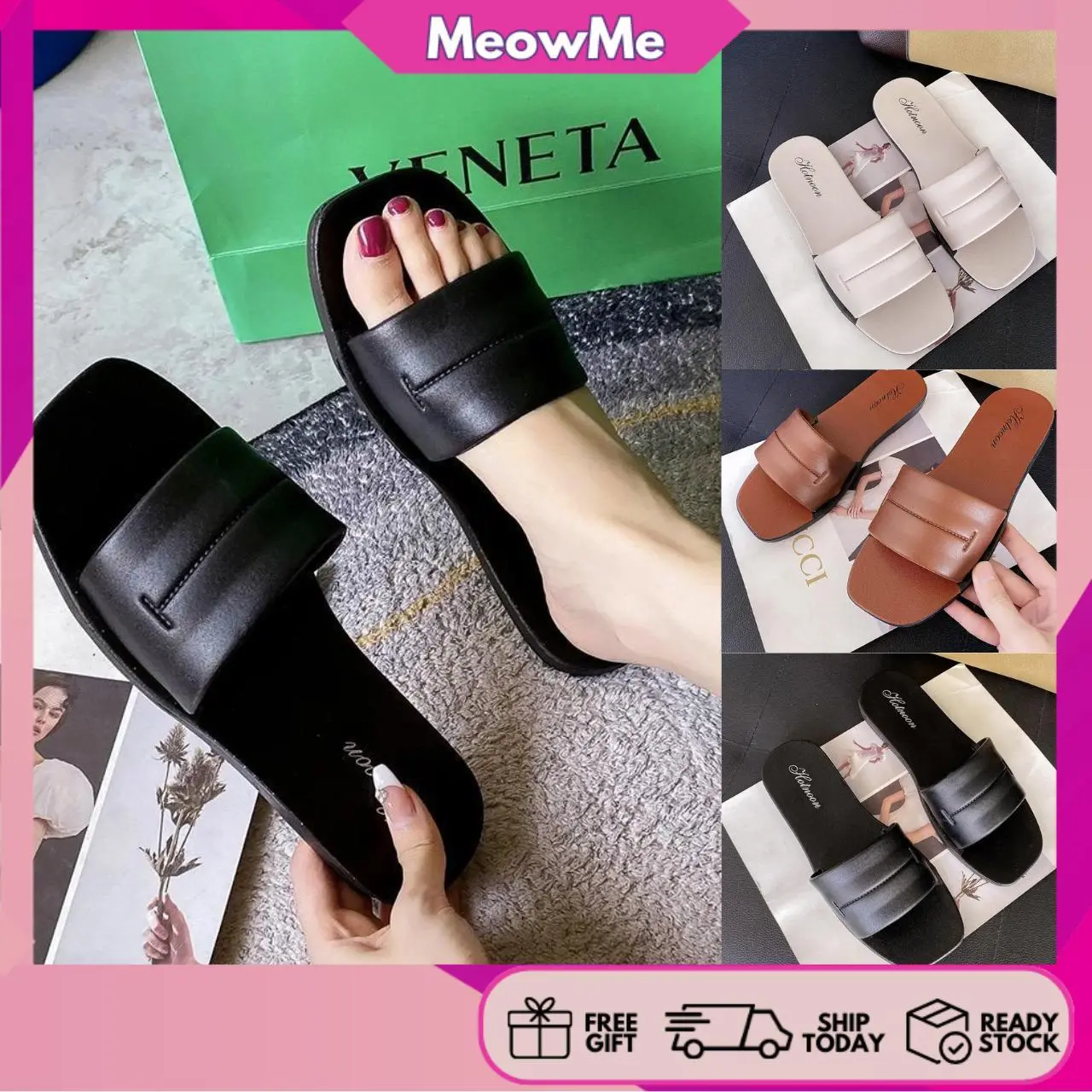 READYSTOCK MeowMe Sandals Women Kasut Wanita Shoes Perempuan 290