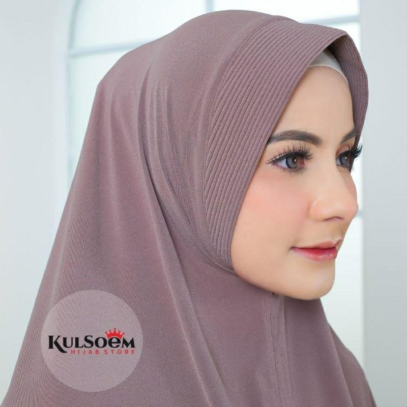 Product Introduction of HIJAB INSTAN PET ALYA-KERUDUNG BERGO-JERSEY SUPER PREMIUM-KULSOEM Muslim Wanita Simple 27