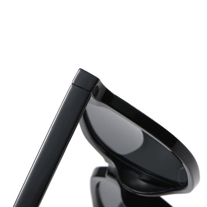 Fashion Square Gradient Blush Sunglasses No Makeup UV400 Protection Anti-Glare Shades Decorative Eyewear for Driving, Fishing, and Travel 6
