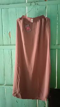 Product Review of Rok  Panjang CRINKLE Airflow / Dayli Rok JUMBO / Rok Crinkle Murah Serut Tali Terbaru  Muslim Wanita Dewasa Katun from s**0 0