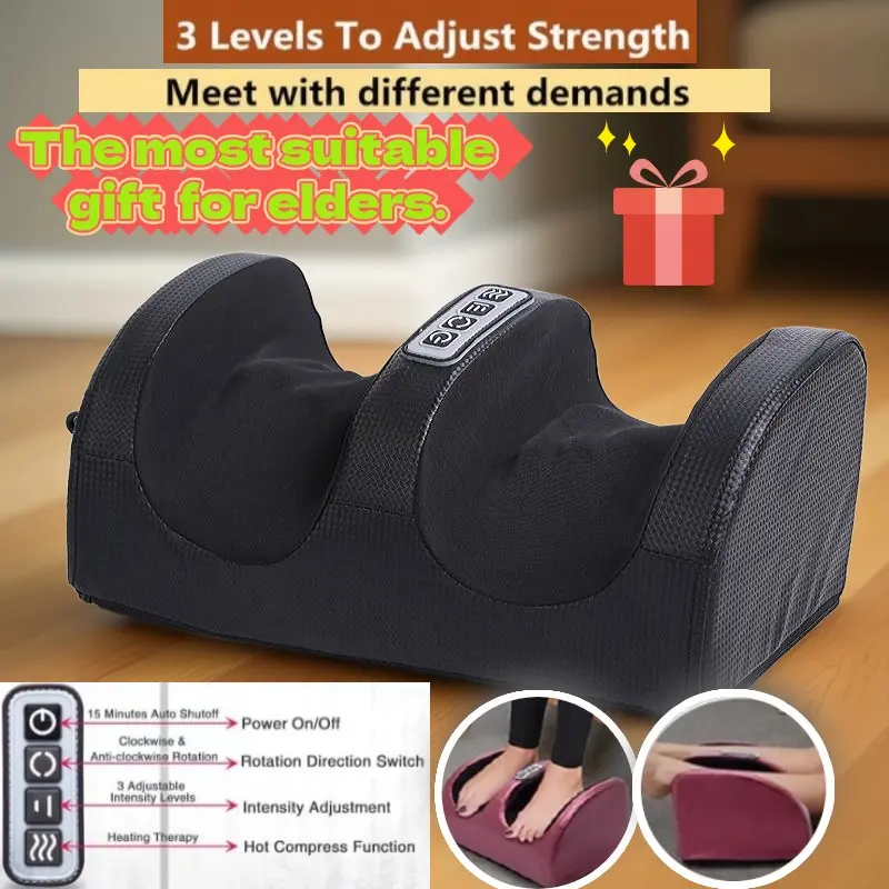 [NEW]Electric Roller Foot Massage Machine Warm Compress Foot Massage Leg Massage Machine Gifts for Elders CNY Gifts Comfort Massager