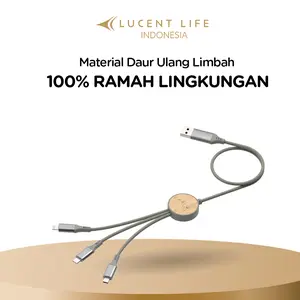 Multi head cable c to multi port - Tahan Lama Ramah Lingkungan Satu Kabel Semua Perangkat