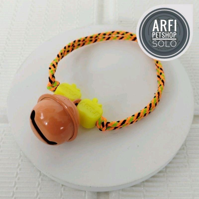 Paket 6pcs Kalung Kucing Tali Lonceng Ufo 22mm 1