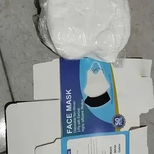 MASKER DUCKBILL FACEMASK 3 PLY ISI 50 PCS PER KOTAK WARNA HITAM & PUTIH